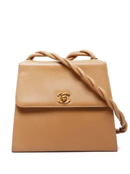 CHANEL Pre-Owned: Бежевая сумка 