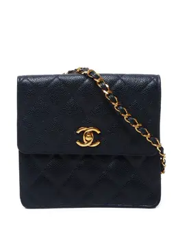 CHANEL Pre-Owned: Чёрная сумка 