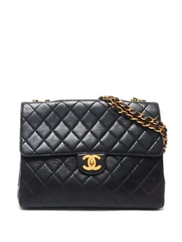 CHANEL Pre-Owned: Чёрная сумка 
