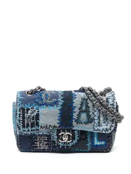 CHANEL Pre-Owned: Голубая сумка 