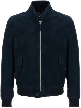 TOM FORD: Голубая куртка  Harrington