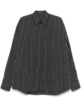 Balenciaga: Рубашка в полоску 