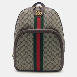 Gucci: Бежевый рюкзак  Ophidia GG