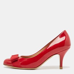 Salvatore Ferragamo: Красные туфли  Vara Bow