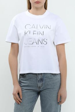 Calvin Klein Jeans: Хлопковая футболка 