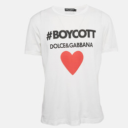 Dolce & Gabbana: Белая футболка  T