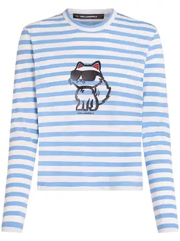 Karl Lagerfeld: Голубая футболка  Choupette