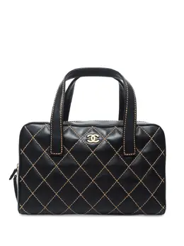 CHANEL Pre-Owned: Чёрная сумка 