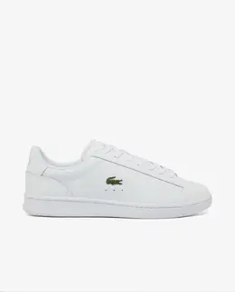 Lacoste: Белые кроссовки 