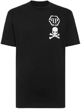 Philipp Plein: Чёрная футболка  Skull