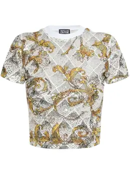 Versace Jeans Couture: Футболка с принтом 