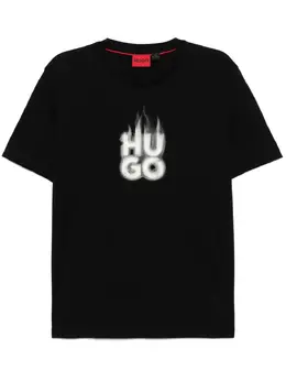 HUGO: Футболка с принтом 