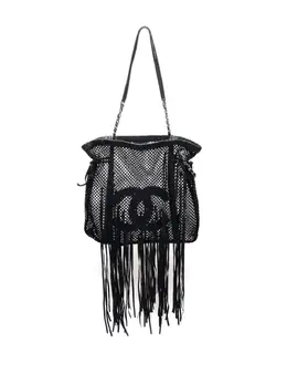 CHANEL Pre-Owned: Чёрная сумка 