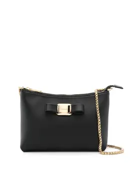 Ferragamo: Чёрная сумка 