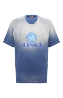 Versace: Хлопковая футболка 