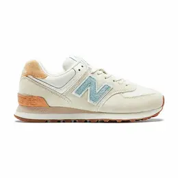 New Balance: Бежевые кроссовки  574