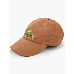 LACOSTE: Коричневая кепка 