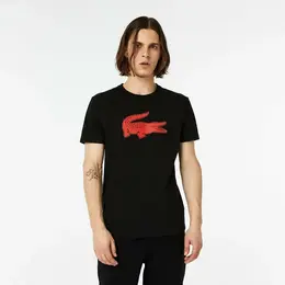 LACOSTE: Красная футболка 