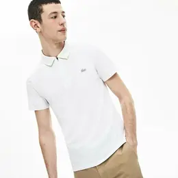 LACOSTE: Белое поло 