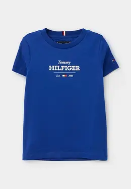 Tommy Hilfiger: Синяя футболка 