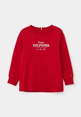 Tommy Hilfiger: Красный свитшот 