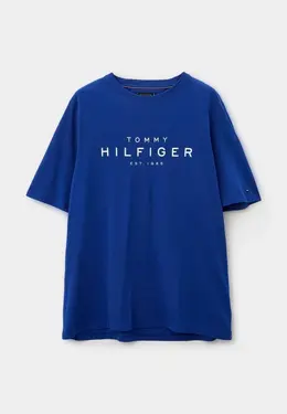 Tommy Hilfiger: Синяя футболка 