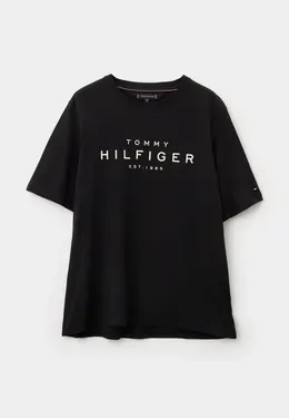 Tommy Hilfiger: Чёрная футболка 