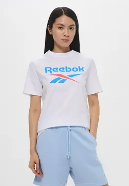 Reebok: Белая футболка 