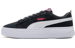 PUMA: Чёрные кроссовки  Smash