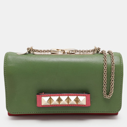 Valentino: Многоцветный клатч  Rockstud