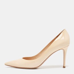 Gianvito Rossi: Бежевые туфли  Plexi