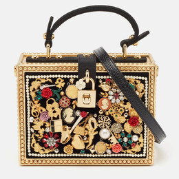 Dolce & Gabbana: Чёрная сумка  Dolce Box