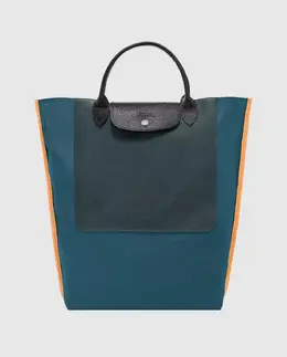 Longchamp: Синяя сумка 