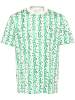 Lacoste: Зелёная футболка 