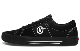 Vans: Чёрные кроссовки  Sid