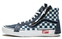 Vans: Голубые кроссовки  Sk8-Hi