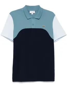 Lacoste: Синее поло 