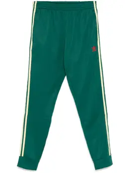 adidas: Зелёные брюки 