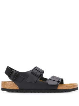 Birkenstock: Чёрные сандалии  Milano