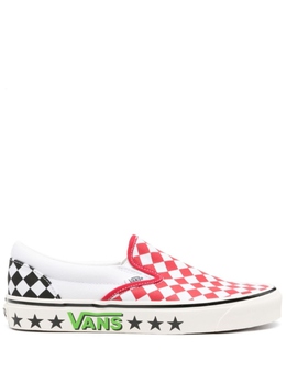 Vans: Белые кроссовки  Classic Slip On