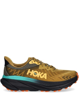 HOKA: Коричневые кроссовки 