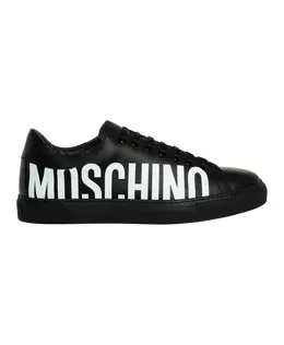 Moschino: Чёрные кроссовки 