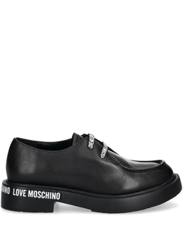 LOVE MOSCHINO: Чёрные лоферы 