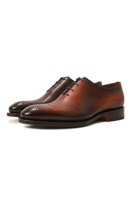 Santoni: Коричневые туфли 