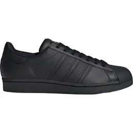 adidas: Чёрные кроссовки  Superstar