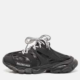 Balenciaga: Чёрные кроссовки  Track