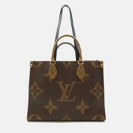 Louis Vuitton: Коричневая сумка-шоппер 