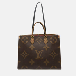 Louis Vuitton: Коричневая сумка-шоппер 