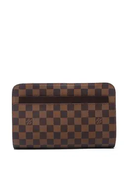 Louis Vuitton Pre-Owned: Коричневый клатч 