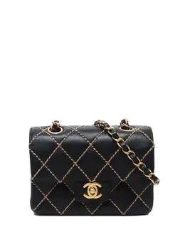CHANEL Pre-Owned: Чёрная сумка 